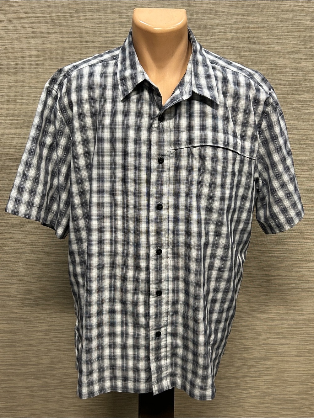 5.11 Tactical Men's Short Sleeve Plaid Snap Front Shirt